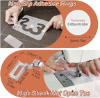 14 PCs Free Motion Quilting Template Set Includes 11 Quilting Templates - Image 3