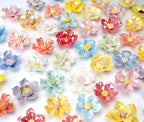 Lanyani 30 Pieces 3D Ceramic Mosaic Flowers - Image 6