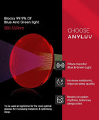 ANYLUV Blue Light Glasses Men, Relieve Eyestrain and Eye Protection, Al-Mg - Image 6