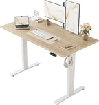 Agilestic Electric Standing Desk, 48 x 24 Inches Height Adjustable Desk by Agilestic