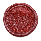 Medieval Initial Alphabet Sealing Wax Stamps, Brass Head Wooden Handle - Image 2