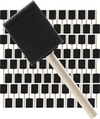 Bates- Foam Paint Brushes, 2 Inch, 75 Pack by BatesChoice