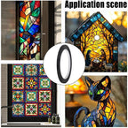 HOBBIESAY 216.5ft 6 Rolls PET Stained Glass Lead Lines Thin Stained Glass - Image 5