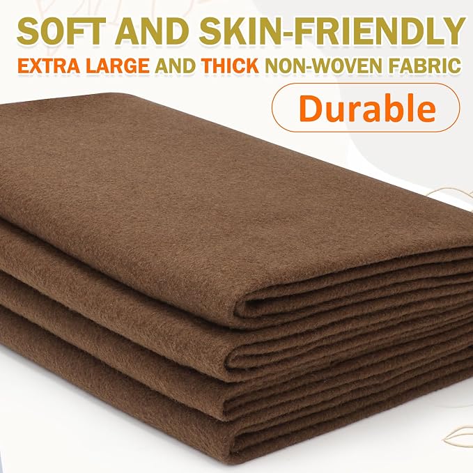 XSEINO Chocolate Brown Large Felt Fabric 108" X 36 ", 1.4 mm Thick Soft Felt - Image 6