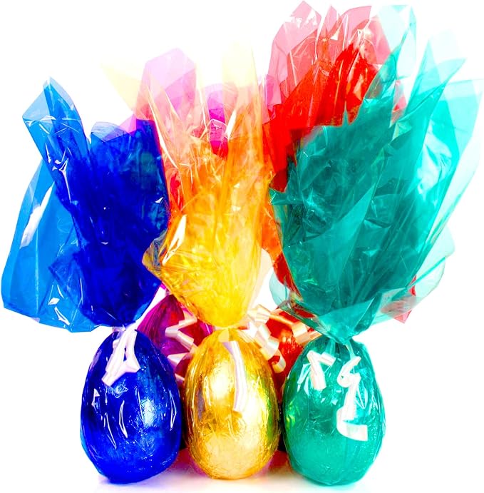 Outus 104 Pcs Colored Cellophane Sheets Cellophane Wrapping Paper - Image 6