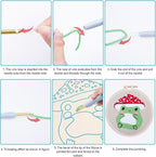 Louise Maelys Beginners Punch Needle kit, Embroidery Starter Kits - Image 3