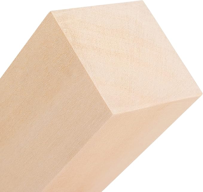 JOIKIT 15 Pack 5 x 2 x 2 Inches Basswood Carving Blocks, Unfinished Soft Wood - Image 4