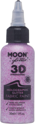 Moon Glitter - HMoon Glitter - Holographic Glitter 3D Fabric Paint - 1.01fl oz by Moon+Glitter