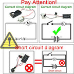 EUDAX 6 Set Rectangular Mini Electric 1.5-3V 24000RPM DC Motor - Image 2