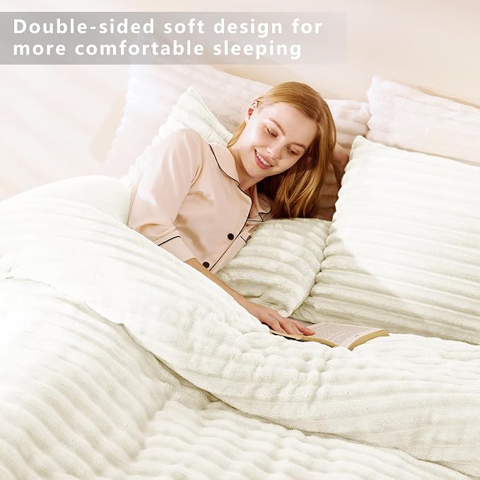 CozyLux Fluffy Full Size Comforter Sets - Image 7