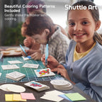 Shuttle Art 68 Pcs Magic Foam Texture Painting Refill Paper Kit - Image 7