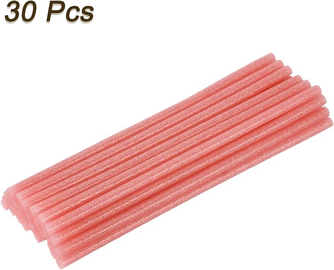 uxcell 30pcs Full Size Hot Glue Gun Sticks 8-inch x 0.27-inch High Sticky Small - Image 3