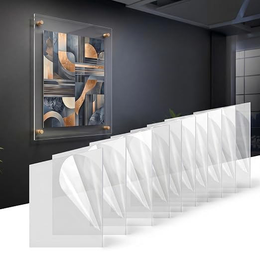 BARNWOODUSA Plexiglass Sheets for Replacement Picture Frame Glass by BarnwoodUSA
