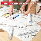 DIYSELF Utility Knife, 20 Pack Heavy Duty Box Cutter Retractable, Box Cutter - Image 6