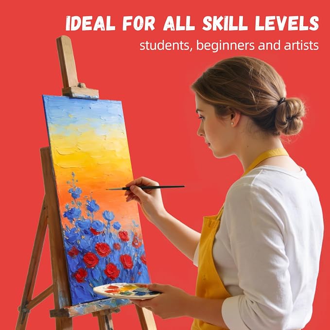 Large Canvas Panels 12 Pack 10.23x20.3 Inch – 8 oz Triple Primed 100% Cotton - Image 5