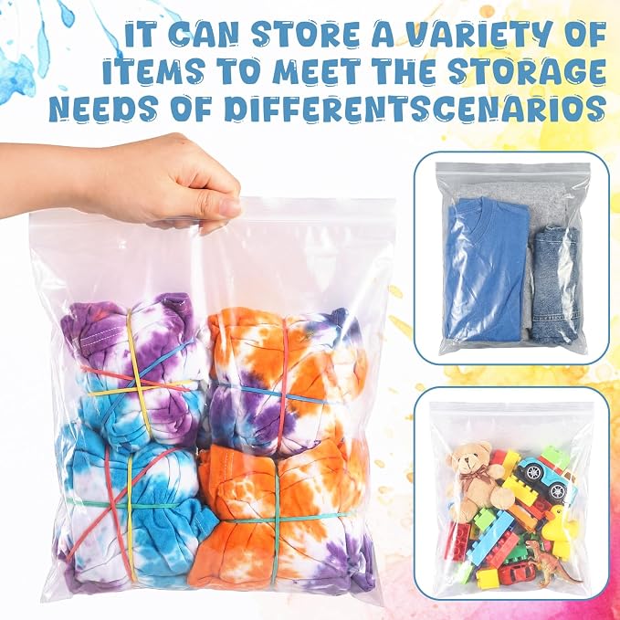 500 Pcs Rubber Bands Kit for Tie Dye Projects Craft Project Colorful Elastic - Image 6