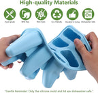 10-Count Popsicle Mold with 200 Sticks, 200 Bags, 10 Reusable Sticks | Silicone - Image 2