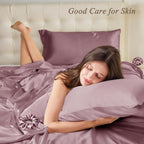 Standard Satin Pillowcase for Hair 2pc, Similar to Silk Pillow Cases, Easier - Image 2