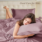 Queen Satin Pillowcase for Hair 2pc, Similar to Silk Pillow Cases, Easier Care - Image 2