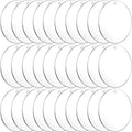 Audab 30Pcs Acrylic Ornament Blanks Bulk, Round Acrylic Blanks by Audab