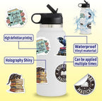 Glitter Reading Stickers for Bookish Adults, Reading Rewards for Students - Image 8