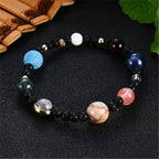 ONLYJUMP Planet Bracelet Solar System Universe Galaxy Bracelet Handmade Natural - Image 5