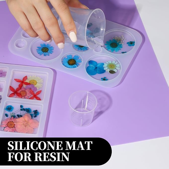 LEOBRO Silicone Mats, Resin Molds, Play Dough Mat - Image 5