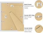 8x10 Picture Frame with Real Glass, Wooden cute 8 x 10 Photo Frame with Wavy Mat - Image 4