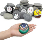 Markdang 40 Pcs Large Rocks for Painting 25pcs 2-3” & 15pcs 3-4” River Rocks by Markdang
