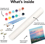 Mrnsiet Paint by Number for Adults Beginners, Easy Lake Paint by Numbers Kits - Image 6