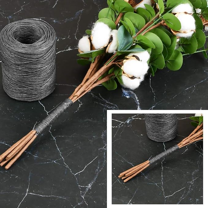 TIMESETL 656 Feet Floral Bind Wire Rustic Vine Wrapping Wire, Paper Covered - Image 6