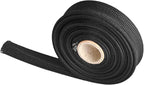 Heat Hose Fiberglass Wrap Shield Sleeve- 1/2" ID x 10'Black Adjustable Hose - Image 4