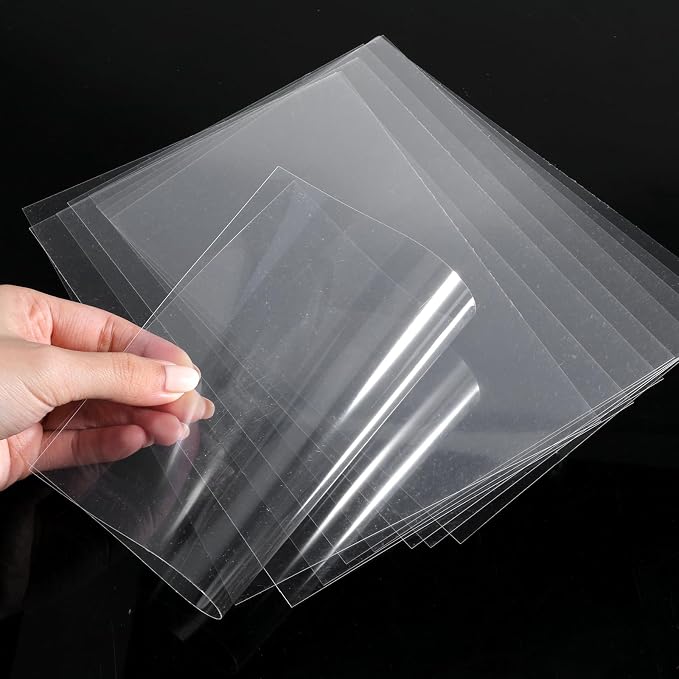 10 Pcs Heat Resistant Acetate Sheets, 5.8 X 8.3 Inch Clear Acetate Sheets - Image 7