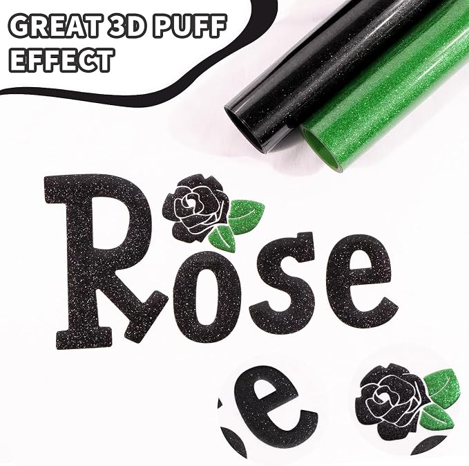 Glitter Puff Vinyl Heat Transfer - Image 3