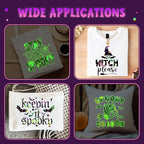 Tintnut Halloween Glow in the Dark HTV Vinyl, easy cut & weed, stretch washable - Image 6