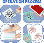 6pcs 2"x2" Rubber Carving Blocks, Linoleum Block Stamp Making Kit - Image 5