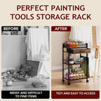 Homsorout 3 Tier Rolling Cart - Image 7