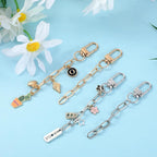 QFGasre Keychain Making Kit Lobster Claw Clasps Extender Chains DIY Craft - Image 6