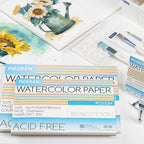 MEEDEN Watercolor Paper Block, 100% Cotton Watercolor Paper Pad of 20 Sheets - Image 6