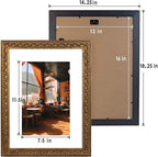 Golden State Art, 12x16 Ornate Bronze Color Frame - Image 7