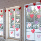 90 Pieces Heart Cutouts Paper Hearts Heart Shape Cards 5.5 Inches Large - Image 6