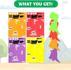 VKPI 4 Pieces EVA Foam Art Crafts Gift Kit, Creative Make Your Own Dinosaurs - Image 3
