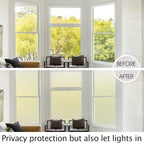 HIDBEA Frosted Window Privacy Film Heat Control UV Blocking, Static Cling - Image 3