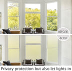 HIDBEA Frosted Window Privacy Film Heat Control UV Blocking, Static Cling - Image 3