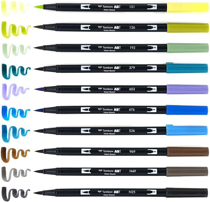 Tombow 56169 Dual Brush Pen Art Markers, Brush and Fine Tip Markers - Image 5