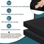 Frienda 2 Pack 3" X 24" X 24" Upholstery High Density Foam Cushion Replacement - Image 3