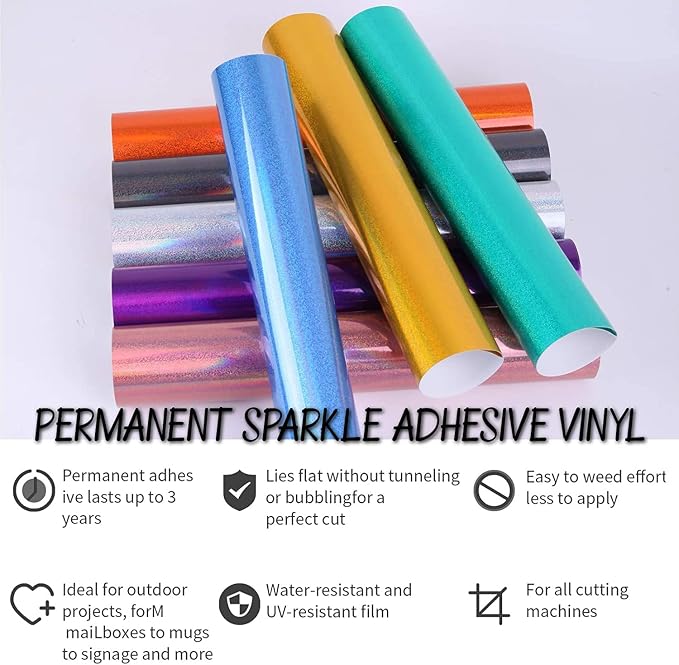 Lya Vinyl Holographic Permanent Vinyl Bundle - Image 2