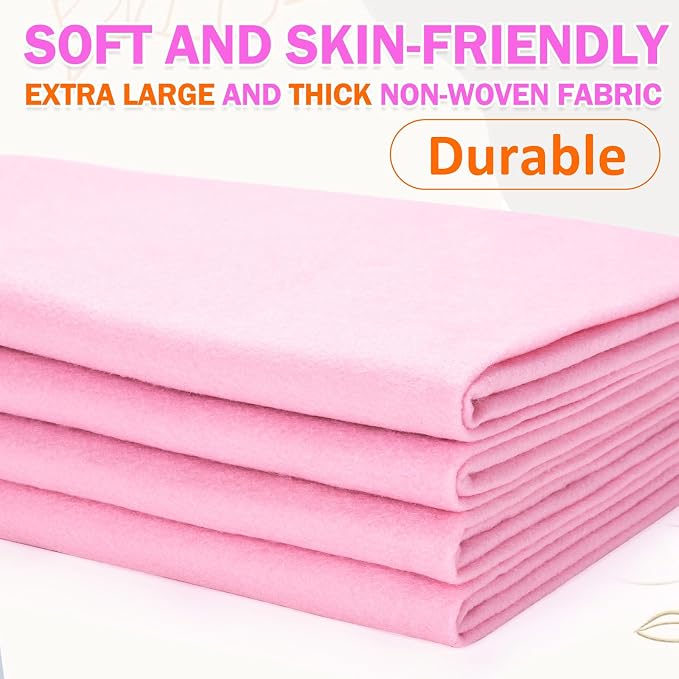 XSEINO Baby Pink Large Felt Fabric 108" X 36 ", 1.4 mm Thick Soft Felt Fabric - Image 6
