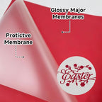 RENLITONG Rose Red Iron on Vinyl 12Inch by 20ft Roll Heat Transfer Vinyl - Image 3