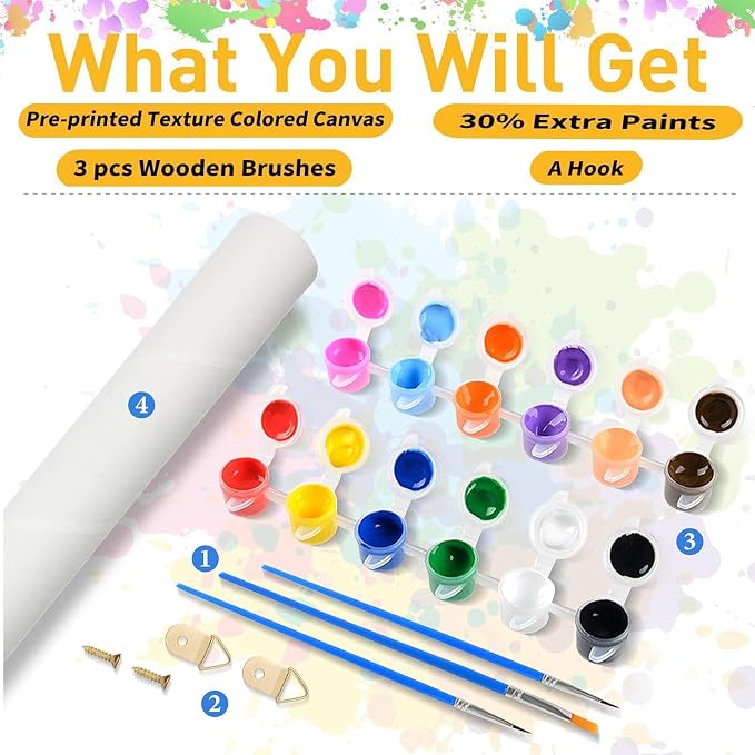 GXGLLPZBY Painting by Numbers Kit - Image 7